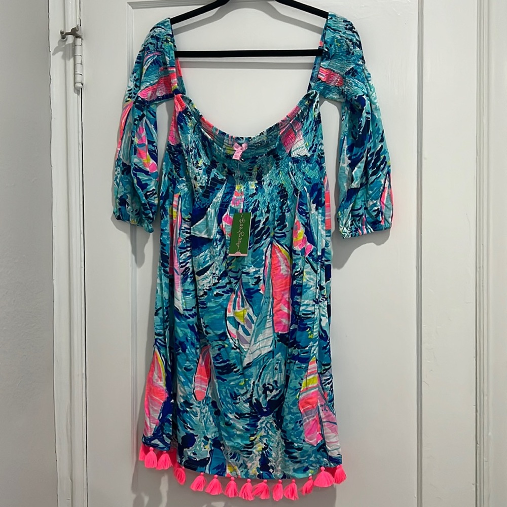 NWT LILLY PULITZER OFF THE SHOULDER DRESS
